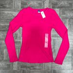 Old Navy NEW  Pink Ribbed Long Sleeve Shirt Size XS Photo 0