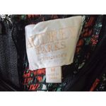 AUDREY PARKS Floral Square Neck Long Sleeve Midi Dress‎ Womens Medium Black Red Photo 2