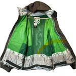 Volcom Women's Large Insulated Lined Snowboard Ski Snow Jacket Brown and Pink Photo 2