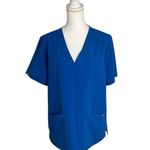FIGS  Royal Blue Scrub Top – Premium Medical Uniform with V-Neck. Photo 0