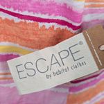 Striped Pink and Orange Midi Dress Photo 7