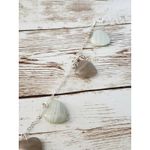 Shades of Green Glass Heart Charm Bracelet With Sterling Silver Chain Photo 3