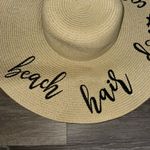 “Beach Hair Don’t Care” Sunhat Tan Photo 1