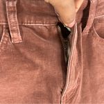 American Eagle  Size 2 Stretch‎ Corduroy Distressed Cutoff High Rise Mini Skirt Photo 5