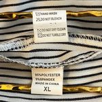 Black & White Pinstripe Lace Trim Sleep Shorts Photo 5