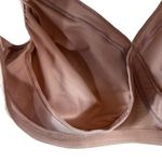 Glamorise Full Figure Plus Size MagicLift Seamless Sports Bra Wirefree #1006 Tan Photo 4