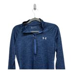 Under Armour Tech Textured Half Zip long-sleeve t-shirt in blue size medium Photo 1