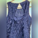 City Triangles Navy Lace Mini Dress Photo 3