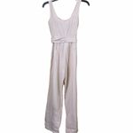 Japna  Linen Cotton Light Oatmeal Jumpsuit Size XS Photo 2