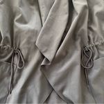 Garnet Hill Drape Front Lightweight Drawstring Jacket, Sz L Photo 11