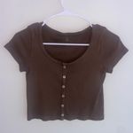 Brandy Melville Brown Zelly Top Photo 0