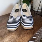 Life Stride Woman's Slip-On Navy White Striped Fabric wedges Casual Workwear 10M Photo 5