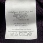 Eddie Bauer Oversized Collar Sweater Purple Size 1X Plus Cotton Blend Hike Photo 4