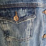 EUC‎ | SOHO Jeans NY&Co women’s distressed decorated denim jacket — XL Blue Photo 8