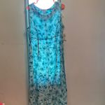 Sag Harbor  Blue Floral Long 2 piece set Photo 2