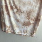 Enza Costa One Shoulder Tie Dye Jersey Dress Tan Photo 11