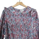 dra Womens M Nomi Puff Sleeve Smocked Dress NEW Blue Size M Photo 3