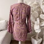Elliatt  Calendar Floral Pink Long Sleeve Lace Dress Photo 7