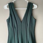 Adelyn Rae  sz S Forrest green open mesh striped sheath dress‎ Photo 7