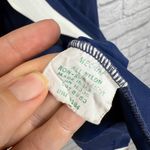 Vintage Pinehurst Short Nylon Robe Size M Red White Blue 70s 3/4 Sleeve Size M Photo 3