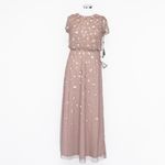 Adrianna Papell - Petite 3D Embellished Blouson Gown Photo 1