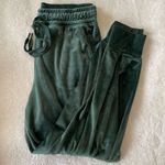 Aerie EUC Dark Green Velour Jogger Sweatpants Photo 0