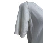 SuiStudio Merino wool short sleeves crewneck sweater L feminine minimalist Size L Photo 7