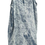 NWT Thread & Supply Acid Wash Carmel Midi Spaghetti Strap Slip Dress Medium Blue Photo 0