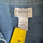 Vintage Partners Light Blue 100% Cotton Denim Jean Shirt Size Large Photo 4