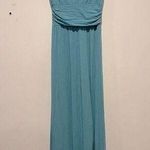 Boston Proper ruched waistline smocked back ruffle hem maxi dress Photo 0
