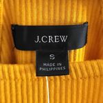 J.Crew Vintage Rib Cropped Halter Tank Bronzed Ochre / Yellow Small NEW Photo 4
