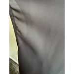 New York & Company Semi Sheer Cap Sleeve Blouse Large Gray Photo 2