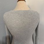 American Eagle Outfitters Women Light Gray Long Sleeve Fit & Flare Dress Size S Photo 9