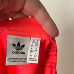 Adidas  Neon Pink w Red Stripes Women’s Shortsleeve Bodysuit Size Small Photo 6