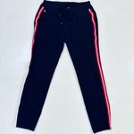 Polo Ralph Lauren Sweatpants Sz S Women's Side Stripe Logo Black LRL Photo 7