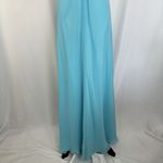 Aqua‎ Blue Dress Size 2 Beaded Evening Party Cocktail Prom Bedazzled Rhinestone Photo 5