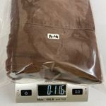 Lands' End NWOT Lands’ End women’s brown elastic waist pull on relaxed linen pants pockets Photo 7