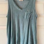 Jane and Delancey  Blue Tank Top with Pocket, L Photo 0