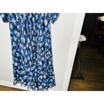 ML MONIQUE LHUILLIER Melanie Black Floral Print Chiffon A Photo 8