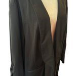 Torrid  Women's Size 5 Black Open‎ Front Knit Cardigan Blazer Plus Size Photo 0