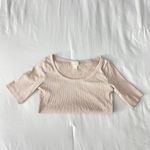 H&M Blush Pink Basic Shirt Photo 2