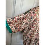 Silk Floral Kimono Duster Jacket Open Front Bohemian Festival Cover Up OS Green Size undefined Photo 1
