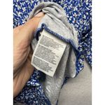 Lands' End  Rayon Pajama Set Large Petite Blue Floral Long Sleeve Top & Pants Photo 2