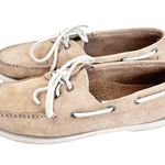 L.L.Bean  Tan Leather Loafers Moccasins Sz 8.5 Photo 2