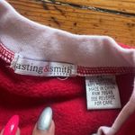 Hasting & Smith  Christmas Tree Sweatshirt Red & Silver Sequins Size PL Photo 2