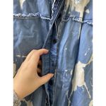 Guess  Jeans Women's Top Denim Tank Tie Button Blue Wash Large Photo 4