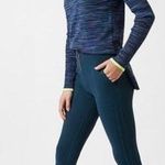 Sweaty Betty High Waisted Teal Zip Leggings  Photo 0