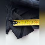 Avec Les Filles  Ruffled Romper long sleeve black relaxed lightweight L Photo 6