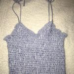 Emory park Blue and White Smocked Tank Photo 0