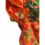 Farm Rio  Blooming Garden Orange Blouse Photo 6